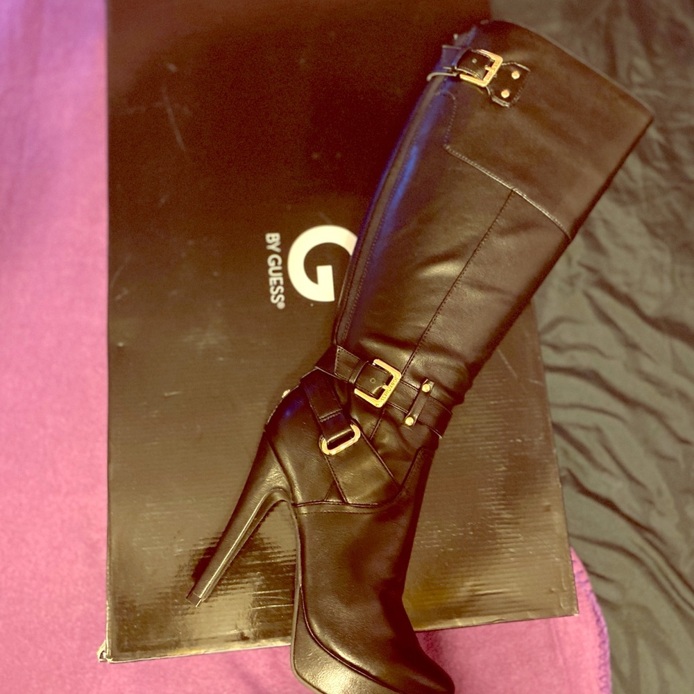 Long high heel boots